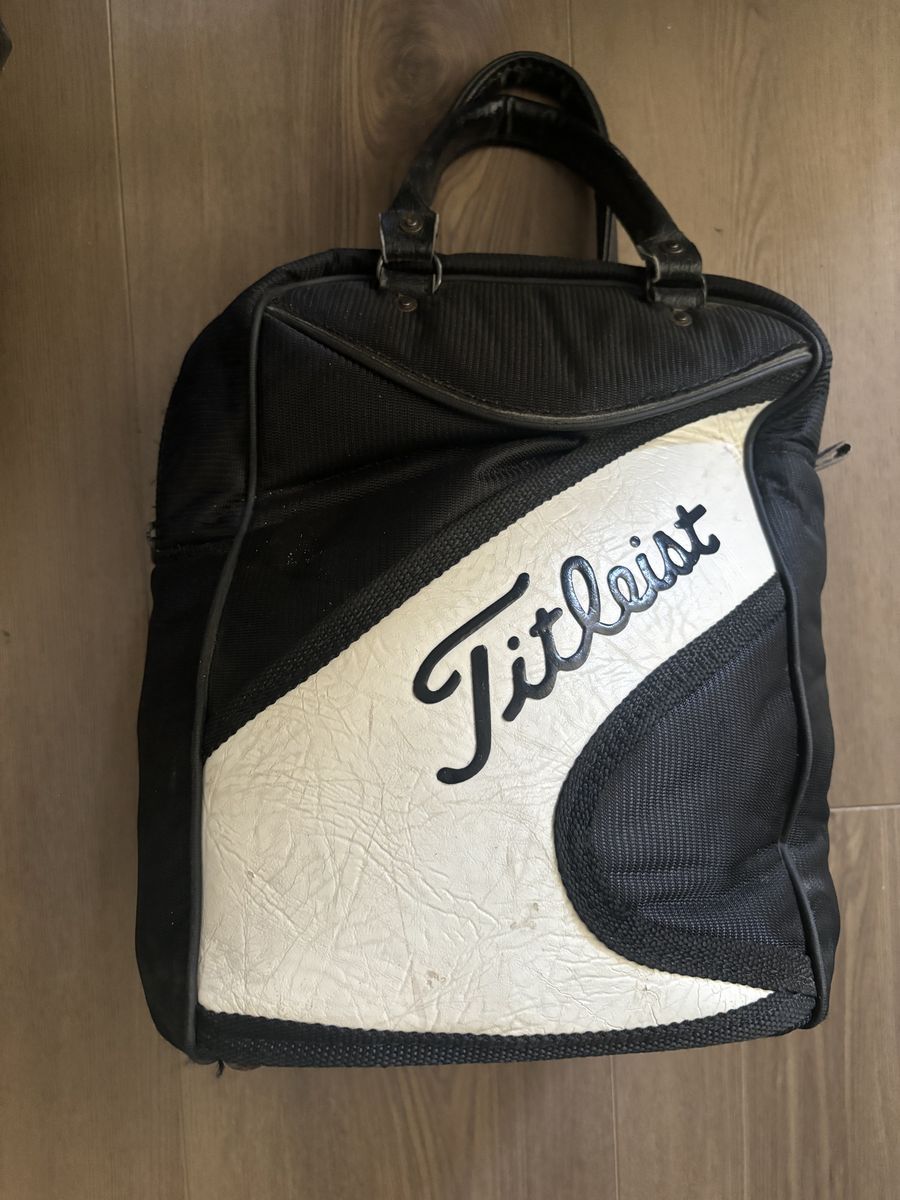 Vintage titileist range golf bag