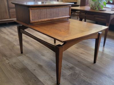 Vintage Mid Century Modern 2 Tier Table