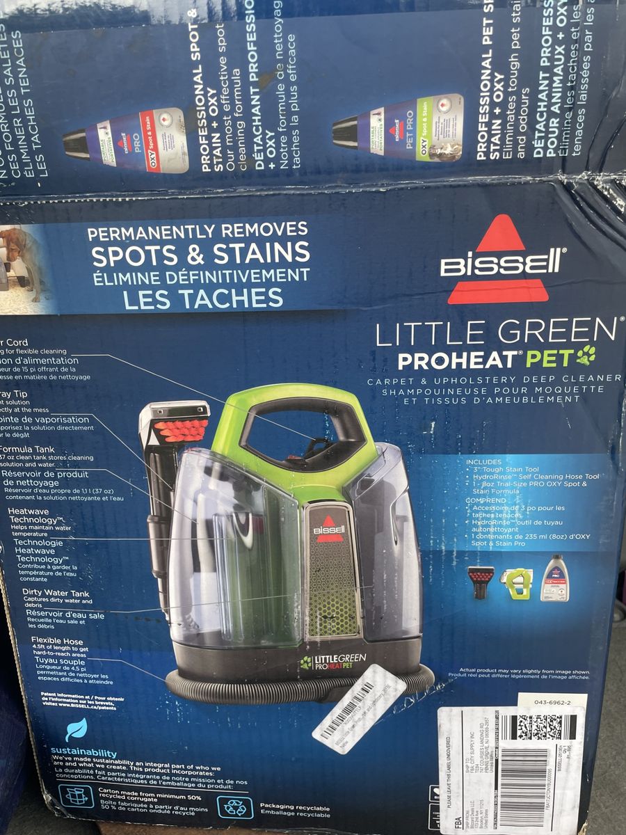 Bissell Little Green Carpet Cleaner NEW