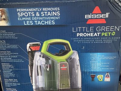 Bissell Little Green Carpet Cleaner NEW