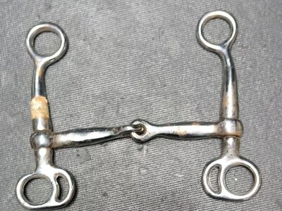 Snaffle Bit For Horse's Mouth In Perfect Shape