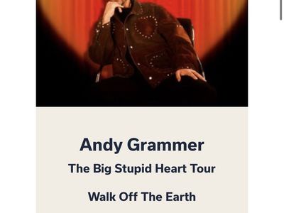 4 tickets : Andy Grammer Red Butte Gardens August 3