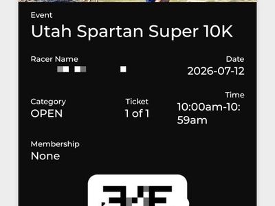 Utah Spartan Super 10K Race Ticket - Open Category, July 12, 2026, 10:00 AM Start