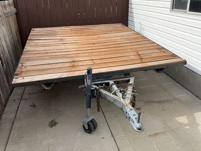 9’X7.5’ single axle utility trailer $800 OBO