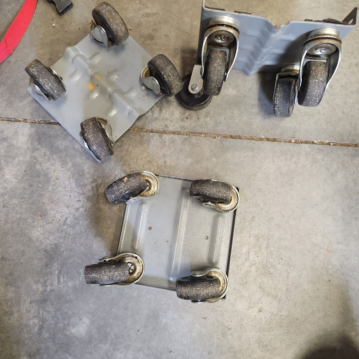 snowmobile dollies -  two sets
