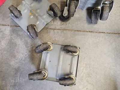 snowmobile dollies - two sets