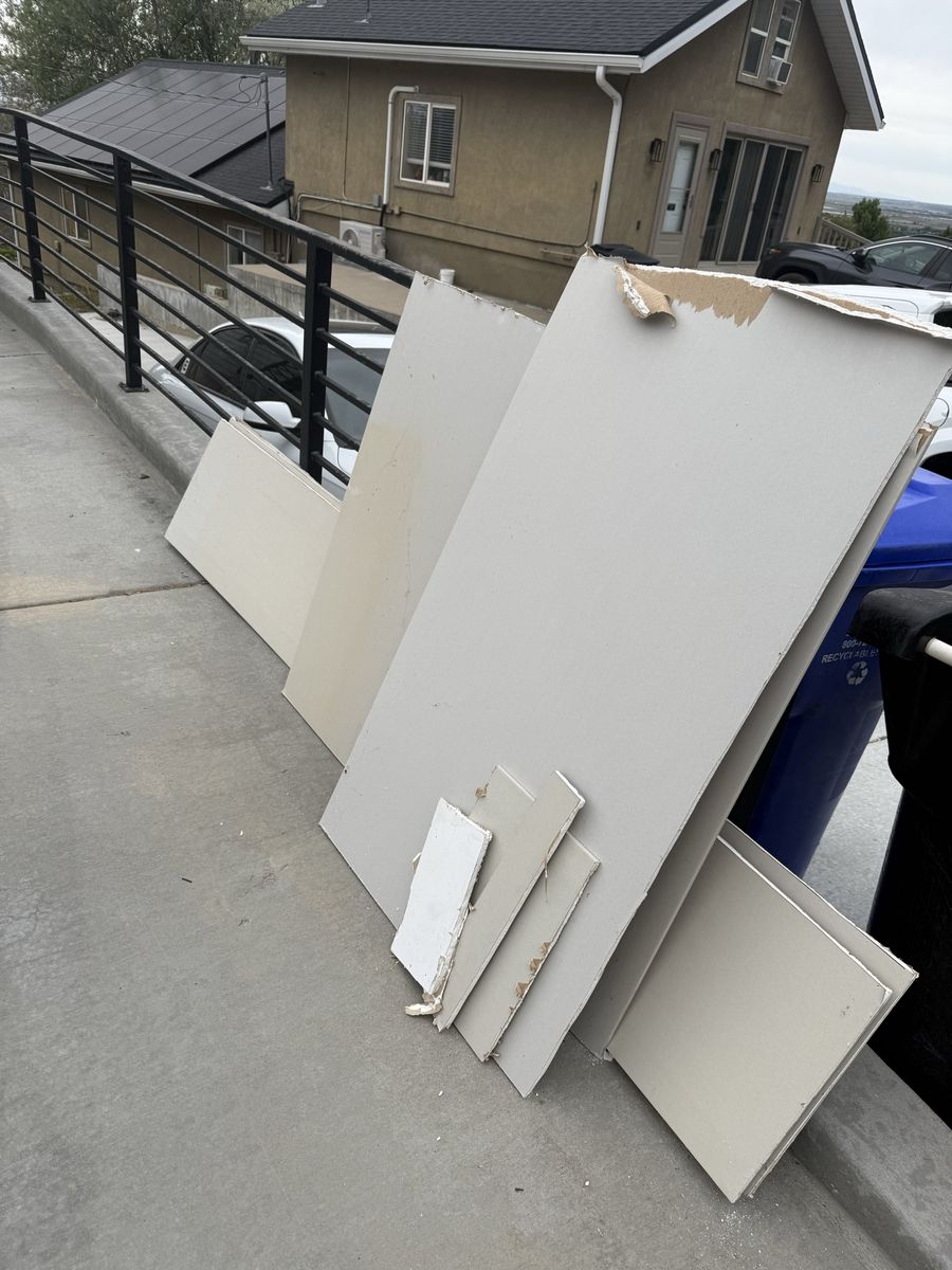 Drywall pieces