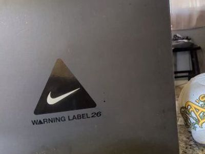 rare. 2026 all star weekend exclusive book chapter 2 warning label. size 10 u.s mens