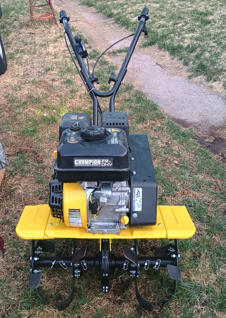 Champion Power Equipment 212cc OHV Gas Front Tine Tiller