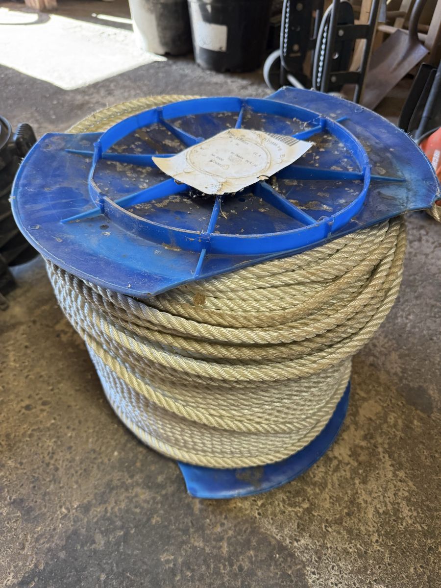 Nylon rope spool 1/2”