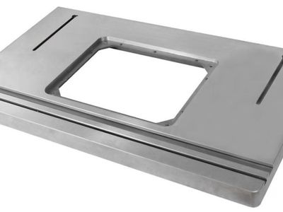 O'SKOOL Cast Iron Router Table Extension Wing, 27 Inch by 16 Inch Router Table Top, 11-3/4 Inch by 9-1/4 Inch Plate Opening, Fit