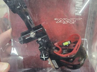 AXT ARCHER Ronin Bow Sight Archery Pin Sight with Level, Black/Red