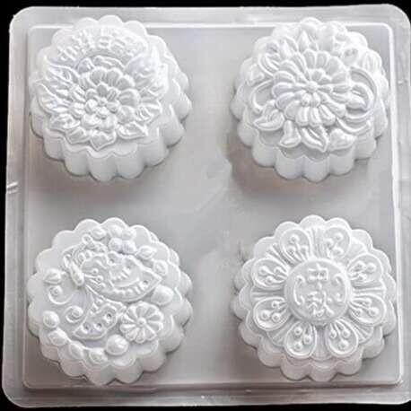 Mooncake Molds For Soaps, Chocolates, Ice Cubes