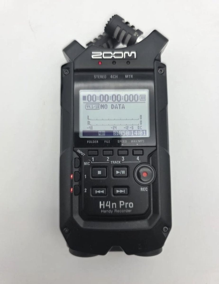 Zoom H4n Pro Handy Recorder 4-Track Digital Audio Recorder XLR USB 24-Bit/96kHz