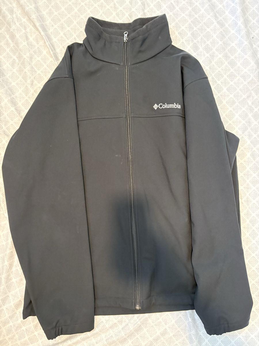 Columbia Sportswear Black Full-Zip Fleece Jacket Men's Size L