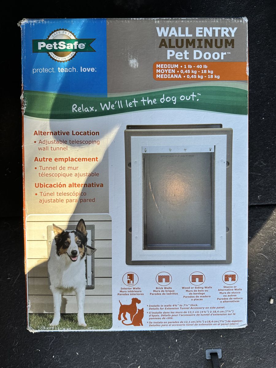 New Adjustable Dog Door