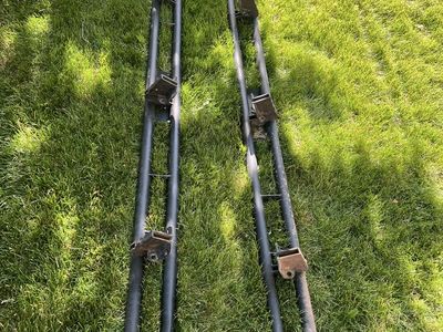 Ford F-150 Black Side Step Nerf Bars Running Boards, Off-Road Truck SUV Rock Sliders