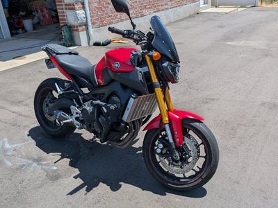 Yamaha FZ-09 Red Motorcycle - Used, Good Condition