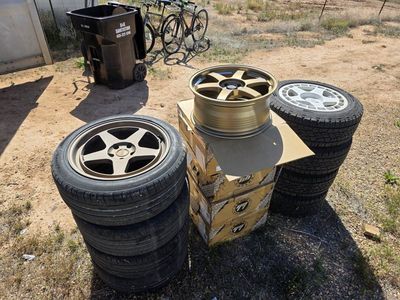 3 sets of Wheels, 5x100, 5x114.3. Great for many Subarus and more!