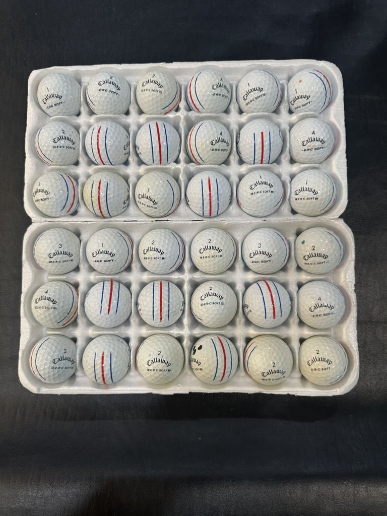 3 dozen Callaway ERC Soft Triple Track golf balls