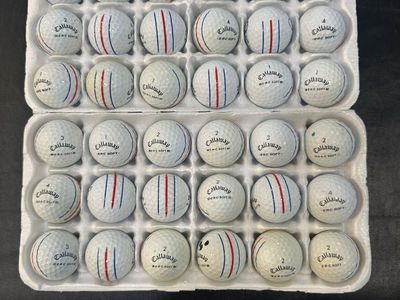 3 dozen Callaway ERC Soft Triple Track golf balls