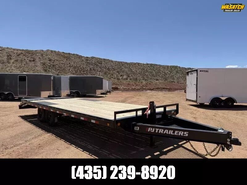 PJ Trailers 8.5X24 16K F8 I-BEAM DECKOVER Equipment Trailer