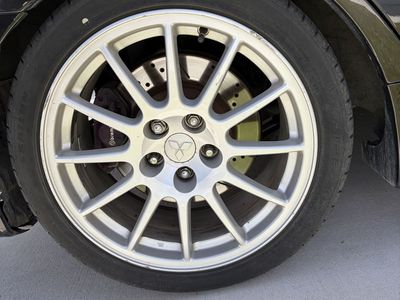 Mitsubishi Lancer Evolution X OEM Enkei Wheels & Tires - Set of 4, Silver 18-inch