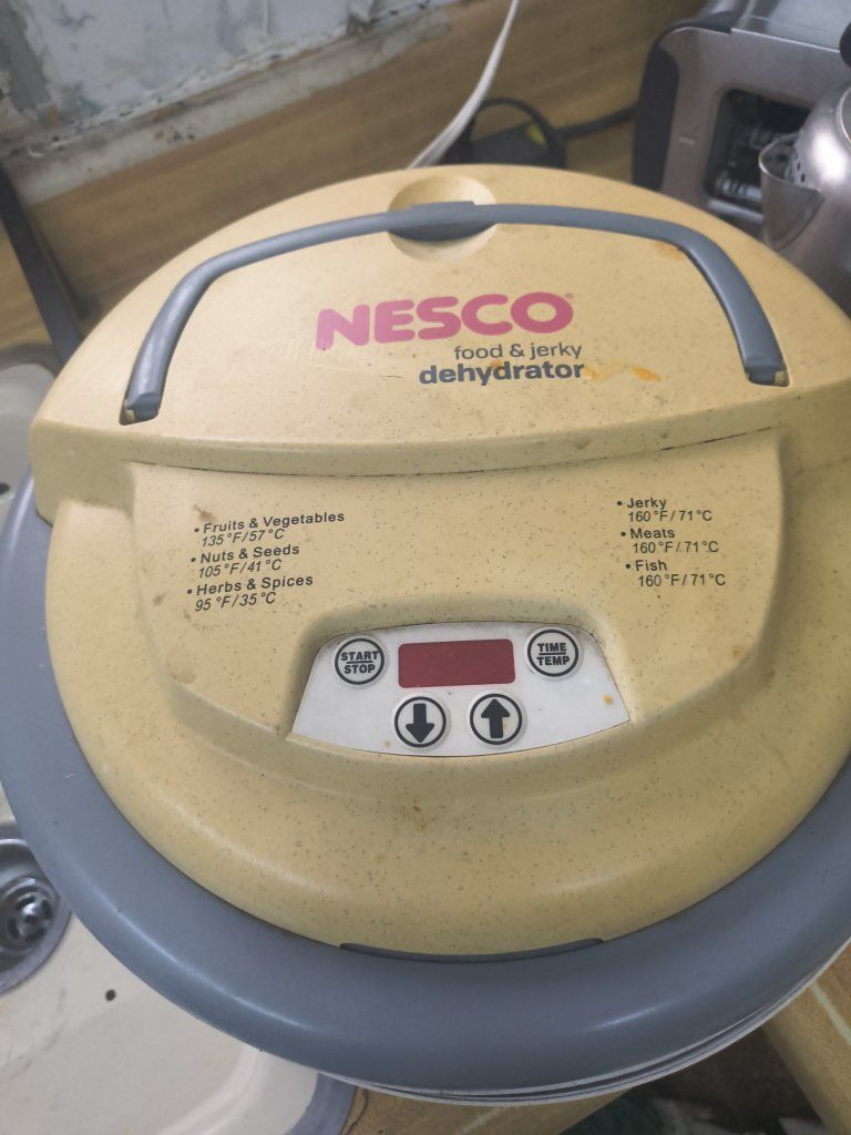 Nesco Food & Jerky Dehydrator - Adjustable Temperature for Fruits, Meats, Herbs