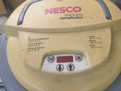 Nesco Food & Jerky Dehydrator - Adjustable Temperature for Fruits, Meats, Herbs