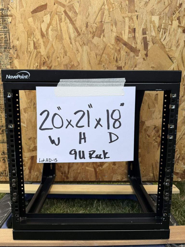 9U Wall Mount Rack, Server Rack,Open Frame Server Rack,Network Rack for 19inch Computer/AV/Data/IT/Media Equipment