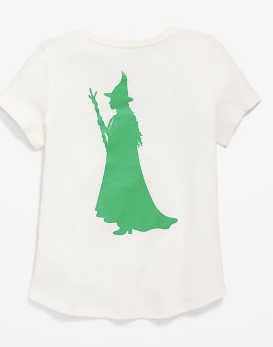White Wicked Positively Green witch t-shirt