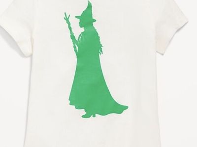 White Wicked Positively Green witch t-shirt
