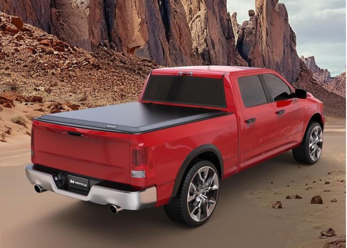 NEW! Quad-Fold, Soft Truck Bed Tonneau Cover, 6.5’ Bed Length