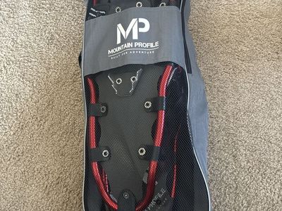 Mountain Profile MP 825 Red and Black Snowshoes with Carrying Bag