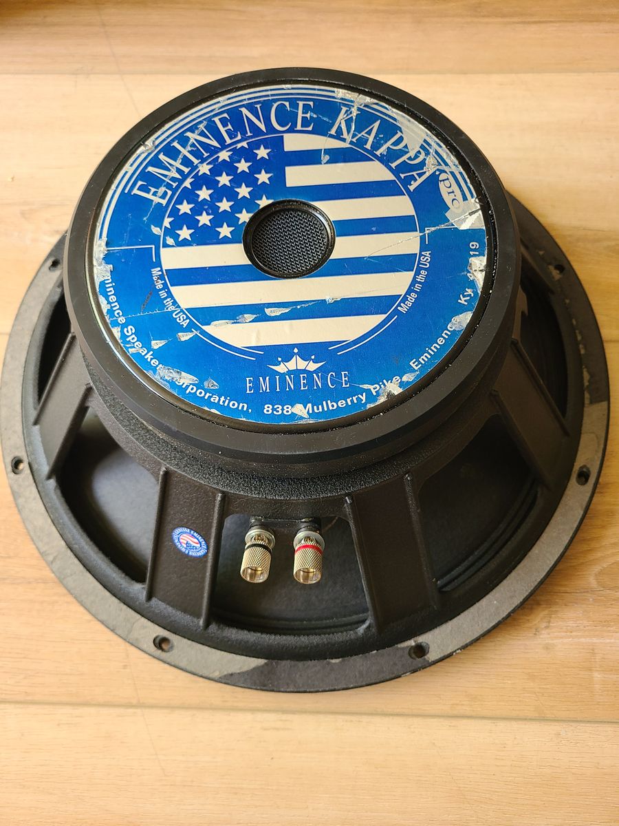Eminence Kappa pro 15" 8ohm 1000 watts (Mid 80's to early 90s)  $50