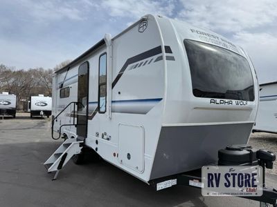 2026 Forest River RV Cherokee Alpha Wolf 21RB Front Bedroom|Outdoor Kitchen|Rear Bath