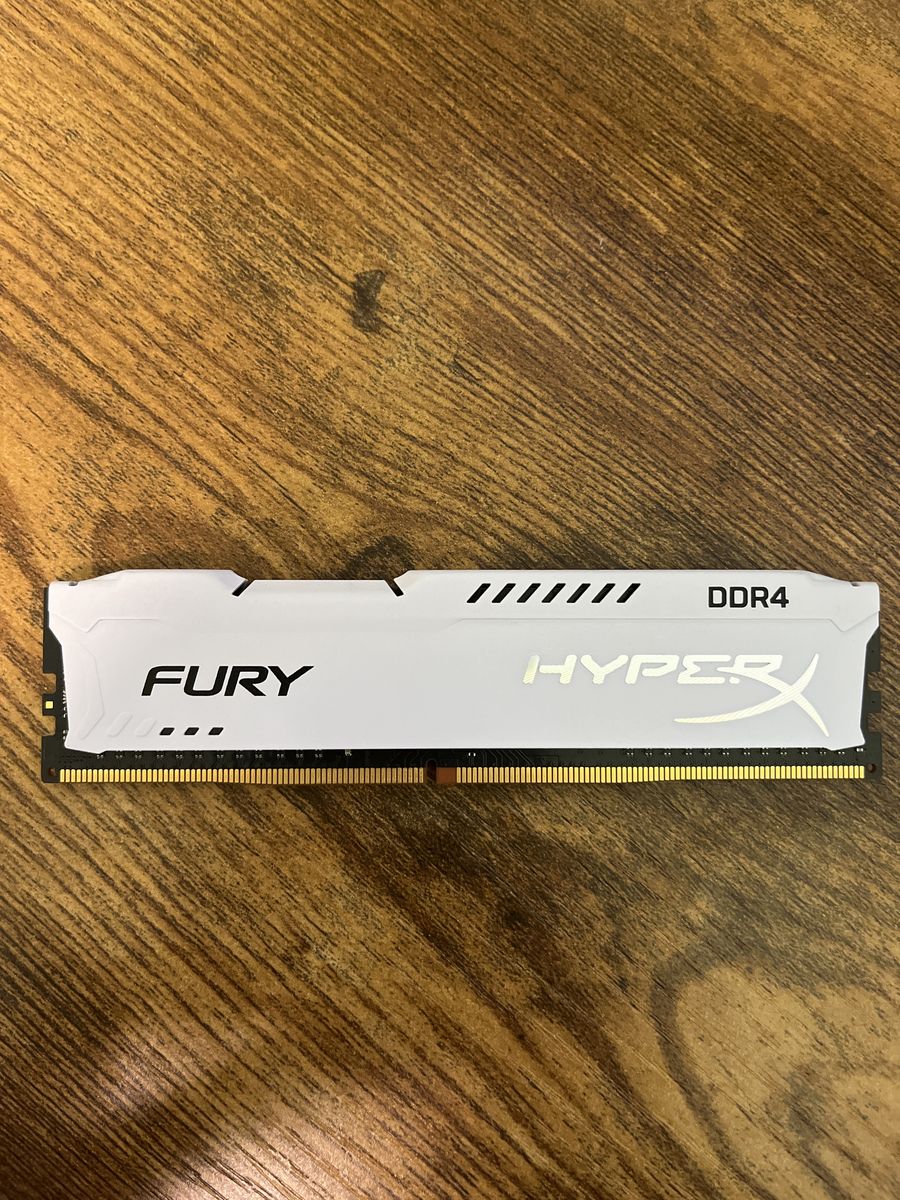 Kingston HyperX FURY DDR4 RAM Module  8GB, 2133MHz, 1.2V, White