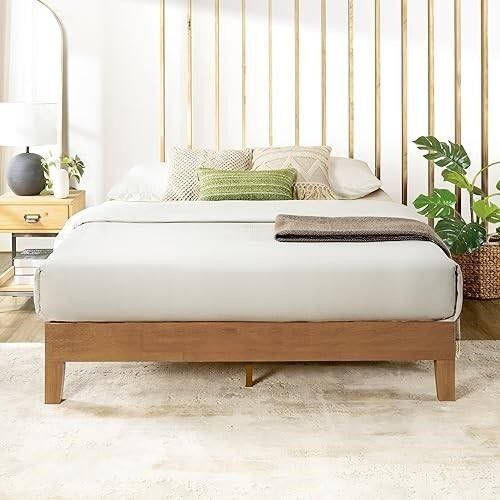 Mellow Naturalista Classic - 12 Inch Solid Wood Platform Bed