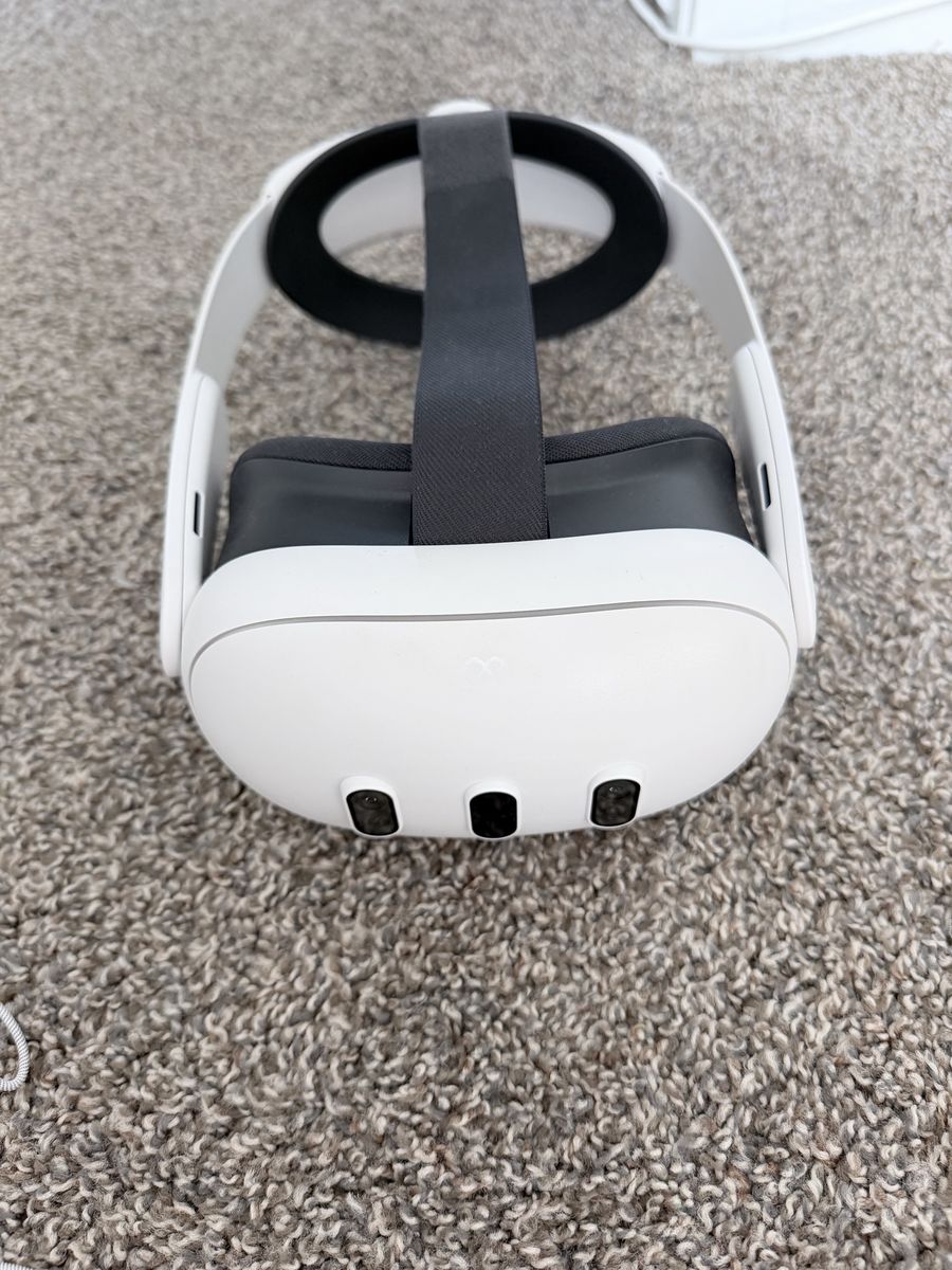 Meta Quest 3 VR with Elite Strap and charging do