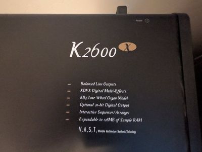 Kurzweil K2600X 88-Key Synthesizer Workstation with KDFX & KB3 Organ Model