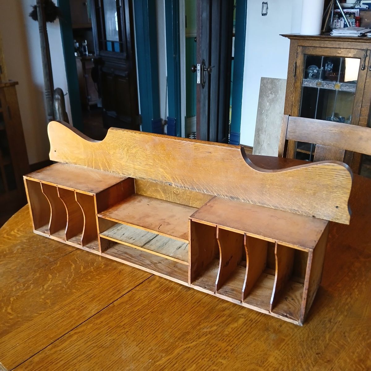 Antique Desk Cubby
