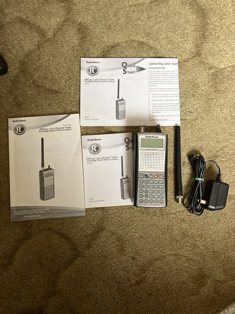 Exc Cond Radio Shack Pro 97 Trunking Scanner