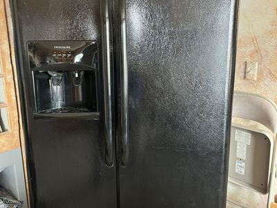 Frigidaire Side-by-Side Refrigerator with Ice and Water Dispenser - Black (FFHS2611LBRA)