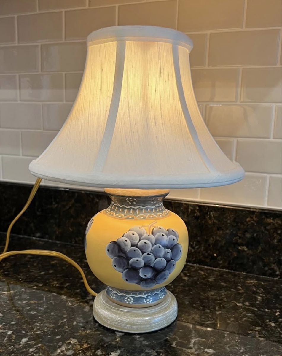 Hand-Painted Accent Lamp