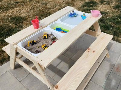 Kids Outdoor Sensory Picnic Table