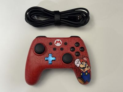 Nintendo Switch PowerA Wired Controller + USB Cable / Cleaned & Tested
