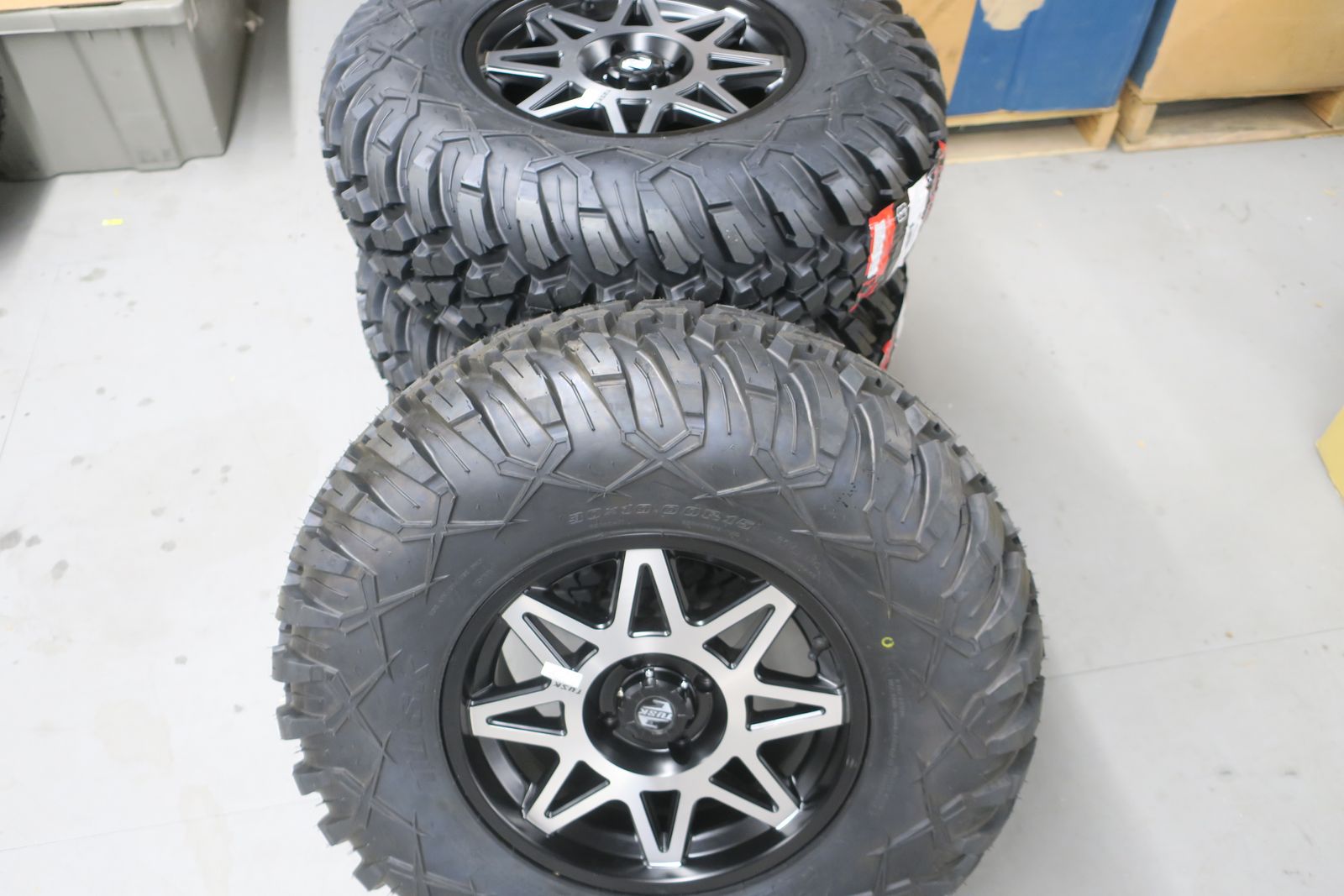 Tire and wheel package, Honda Pioneer 500/700 Yamaha Viking/Wolverine/YXZ1000