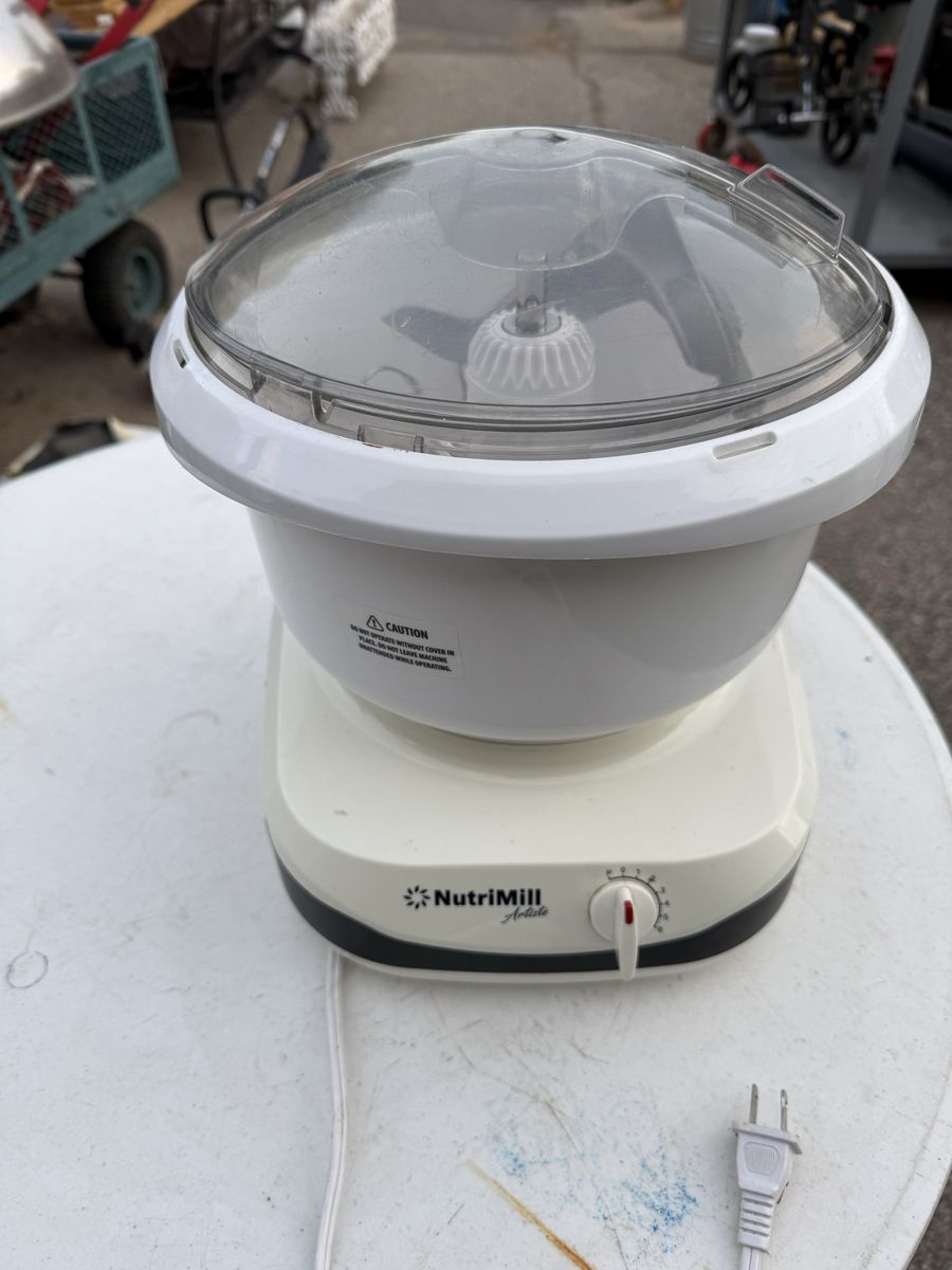 NutriMill Artiste Stand Mixer, White - Powerful Kitchen Mixer with Variable Speed Control
