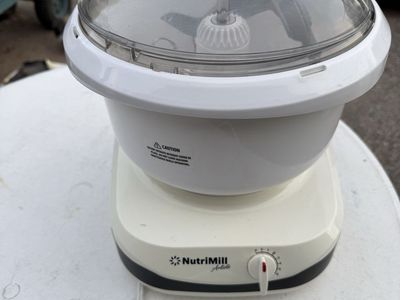 NutriMill Artiste Stand Mixer, White - Powerful Kitchen Mixer with Variable Speed Control