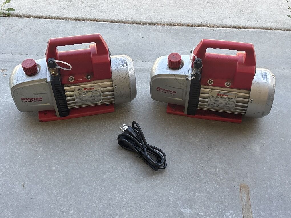 2 Robinair 2-stage Vacuum Pump Model 15500
